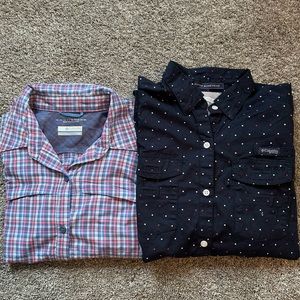 Columbia Women’s Long Sleeve Button Down Shirt Bundle